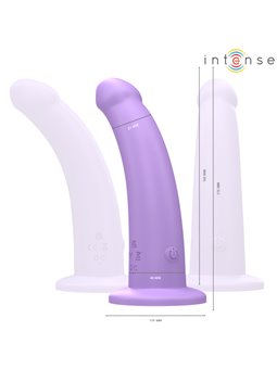 Intense Eddie - Purple Silicone Vibrator with Suction Cup and Remote Control