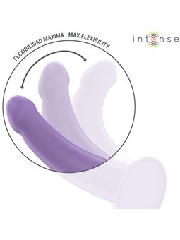 Intense Eddie - Purple Silicone Vibrator with Suction Cup and Remote Control