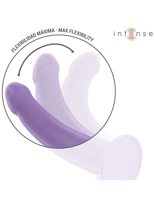 Intense Eddie - Purple Silicone Vibrator with Suction Cup and Remote Control