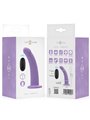 Intense Eddie - Purple Silicone Vibrator with Suction Cup and Remote Control