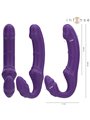 Intense Jill - Double Purple Silicone Vibrator with Remote Control