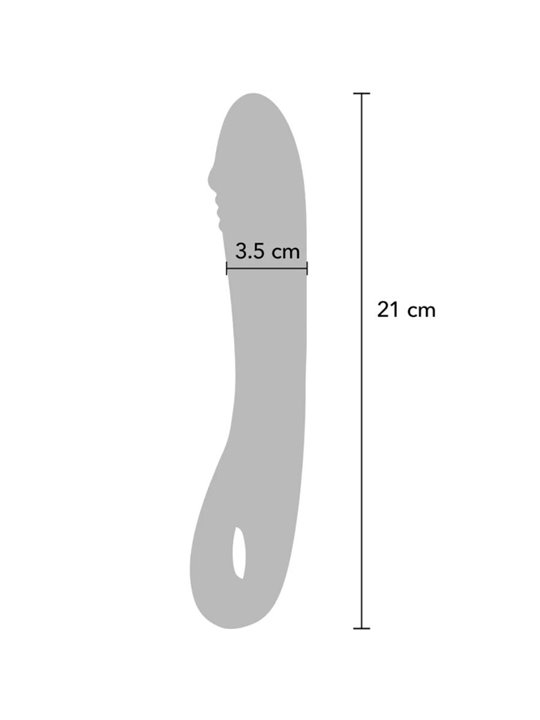 Toyjoy Maia - Vibratore Punto G in Silicone Rosa 21 Cm Waterproof