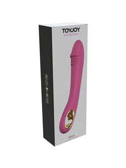 Toyjoy Maia - Vibratore Punto G in Silicone Rosa 21 Cm Waterproof