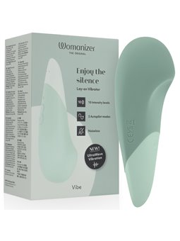 Womanizer Vibe - Vibratore Clitorideo Verde con Tecnologia UltraWave