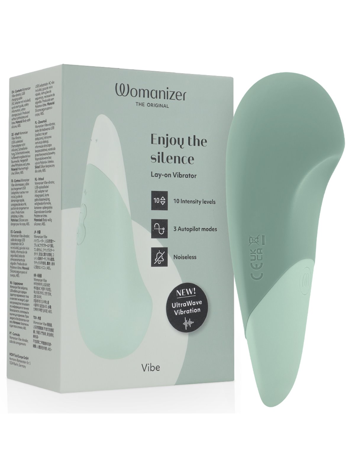 Womanizer Vibe - Green Clitoral Vibrator with UltraWave Technology