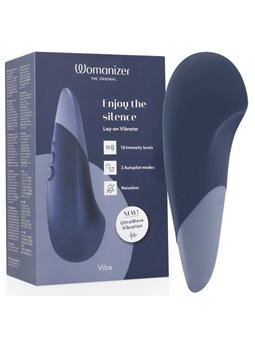 Womanizer Vibe - Vibratore Clitorideo Blu con Tecnologia UltraWave