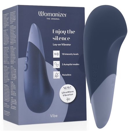 Womanizer Vibe - Vibratore Clitorideo Blu con Tecnologia UltraWave