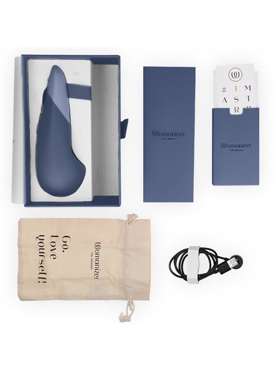 Womanizer Vibe - Vibratore Clitorideo Blu con Tecnologia UltraWave