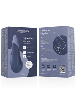 Womanizer Vibe - Vibratore Clitorideo Blu con Tecnologia UltraWave