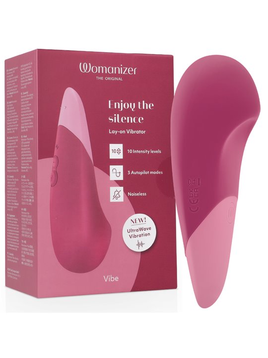 Womanizer Vibe - Pink Clitoral Vibrator with UltraWave Technology