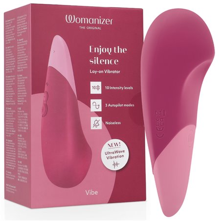 Womanizer Vibe - Pink Clitoral Vibrator with UltraWave Technology