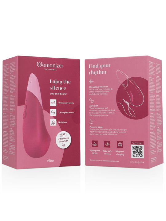 Womanizer Vibe - Vibratore Clitorideo Rosa con Tecnologia UltraWave