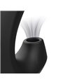 Ibiza - Doppio Vibratore da Dito Succhia Clitoride in Silicone Nero