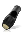 Ibiza - Doppio Vibratore da Dito Succhia Clitoride in Silicone Nero