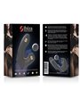 Ibiza - Black Silicone Double Finger Clitoral Sucker Vibrator