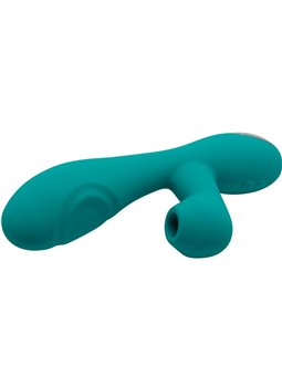 Alive Caribbean Shine - Vibratore Rabbit Blu con Aspirazione