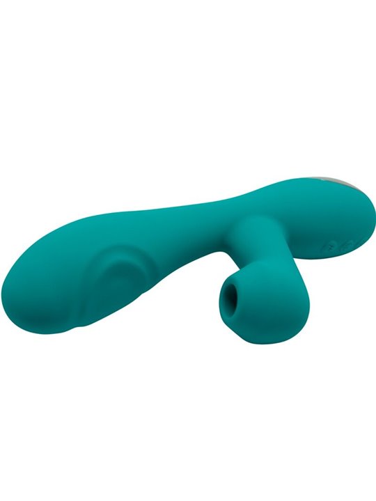 Alive Caribbean Shine - Vibratore Rabbit Blu con Aspirazione