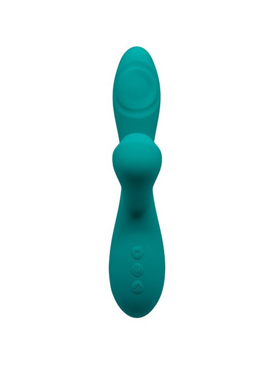Alive Caribbean Shine - Vibratore Rabbit Blu con Aspirazione