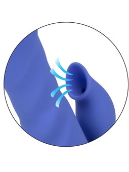 Calexotics L.A. Love - Vibratore Succhia Clitoride in Silicone Blu