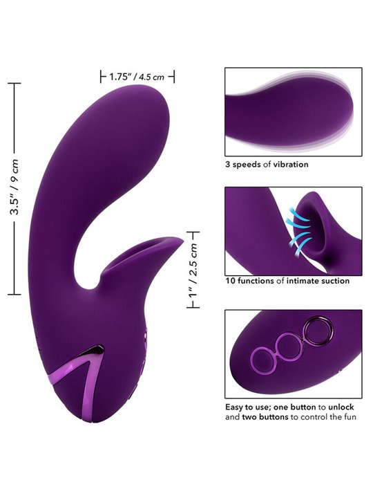 Calexotics Huntington Beach - Purple Clitoral Suction Vibrator
