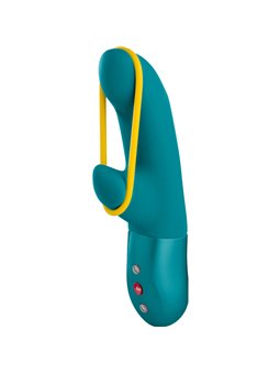 Fun Factory Amorino - Vibratore Rabbit Impermeabile in Silicone Azzurro