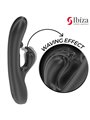 Ibiza Rollin Ball Rabbit - Vibratore con Sfera Rotante in Silicone Nero