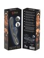 Ibiza Rollin Ball Rabbit - Vibratore con Sfera Rotante in Silicone Nero