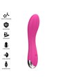 Intense Cher - Vibratore in Silicone Fucsia con Testine Intercambiabili