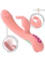 Intense Rachel - Vibratore Rabbit Oscillante in Silicone Rosa 23 Cm