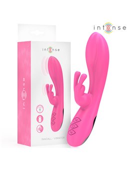 Intense Randall - Vibratore Rabbit in Silicone Rosa 10 Funzioni