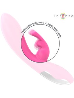 Intense Randall - Vibratore Rabbit in Silicone Rosa 10 Funzioni