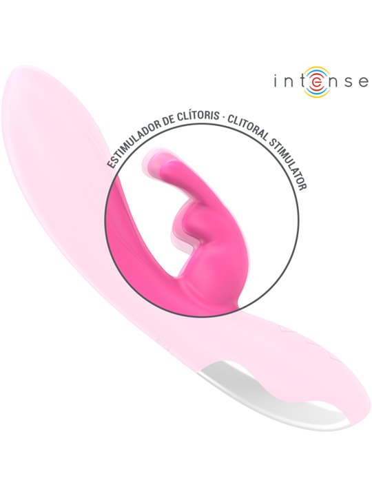 Intense Randall - Pink Silicone Rabbit Vibrator with 10 Functions