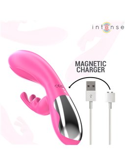 Intense Randall - Pink Silicone Rabbit Vibrator with 10 Functions