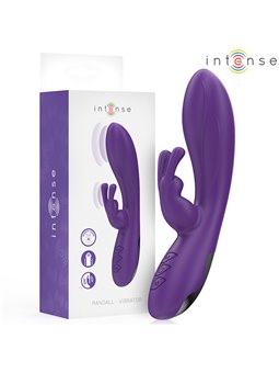 Intense Randall - Vibratore Rabbit in Silicone Viola 10 Funzioni