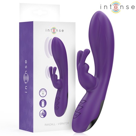 Intense Randall - Purple Silicone Rabbit Vibrator with 10 Functions