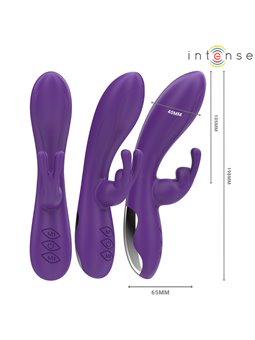 Intense Randall - Purple Silicone Rabbit Vibrator with 10 Functions