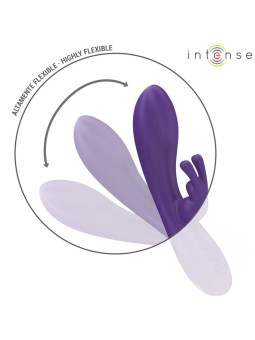 Intense Randall - Purple Silicone Rabbit Vibrator with 10 Functions