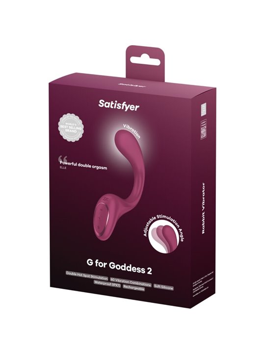 Satisfyer G for Goddess 2 - Vibratore Stimolatore Punto G e Clitoride