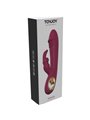 Toyjoy Taygeta - Vibratore Rabbit in Silicone Bordeaux 21 Cm