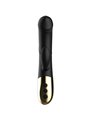 Ibiza - Vibratore Rabbit HI-TECH in Silicone Nero con Funzione Calore