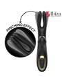 Ibiza Double Clamping - Vibratore Rabbit Succhia Clitoride Nero