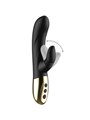 Ibiza Licking Rabbit - Black Silicone Vibrator with Licking Function