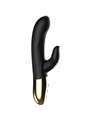 Ibiza Licking Rabbit - Black Silicone Vibrator with Licking Function
