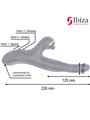 Ibiza Two Dragons - Black Rabbit Vibrator with Tapping and Waving Effect