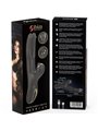 Ibiza Two Dragons - Vibratore Rabbit Nero con Effetto Tapping e Waving