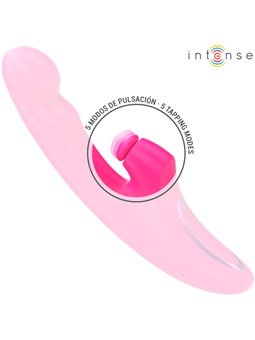 Intense Emi - Fuchsia Silicone Rabbit Vibrator with Pulsations