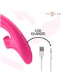 Intense Emi - Fuchsia Silicone Rabbit Vibrator with Pulsations