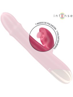 Intense Chloe - Multifunction Rabbit Vibrator in Red Silicone