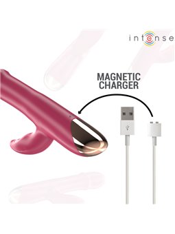 Intense Chloe - Vibratore Rabbit Multifunzione 3 in 1 Rosso (Scatola)