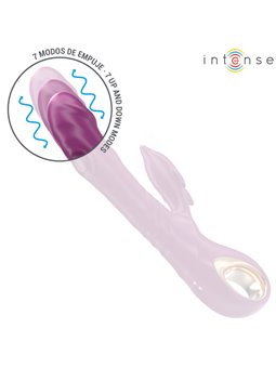 Intense Halle - Purple Rabbit Vibrator with Dolphin Stimulator